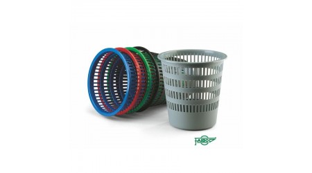 PAPELERA PLASTICO FAIBO REJILLA 315X310 Ø AZUL 16L
