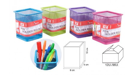 PORTALAPICES REJILLA METALICA CUADRADO COLORES SURTIDOS