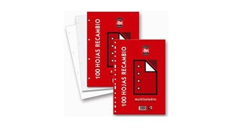 RECAMBIO TAUROEXTRA CUARTO 4 TALADROS CUADRICULA 4X4 CON MARGEN 