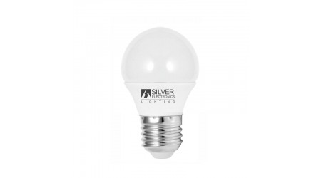 BOMBILLA SILVER SANZ LED ECO ESFERICA 5W 3000K E27 CALIDA