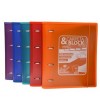 CARPETA & BLOCK 4 ANILLAS 150H CON SEPARADORES OFFICE BOX COLORE