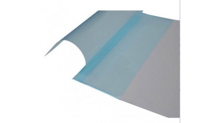 FORRALIBROS AJUSTABLE 290MM AZUL CON TARJETERO Y MARCAPAGINAS