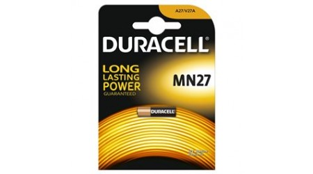 PILA DURACELL ALCALINA MN27 12 V. A27 1 UNIDAD