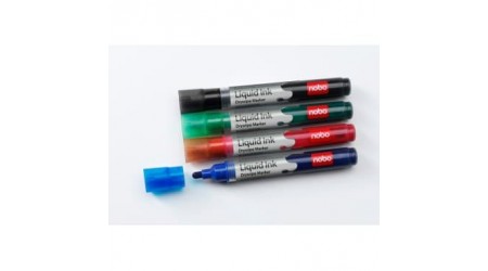 ROTULADOR PIZARRA BLANCA NOBO LIQUID ROJO