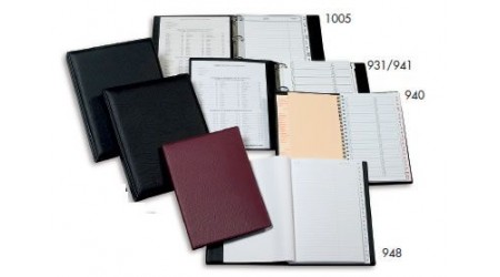 LISTIN TELEFONICO CON ANILLAS, INDICE Y FICHAS DE CARTULINA