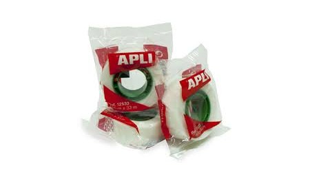 CINTA ADHESIVA INVISIBLE APLI 33 MT X 19 MM