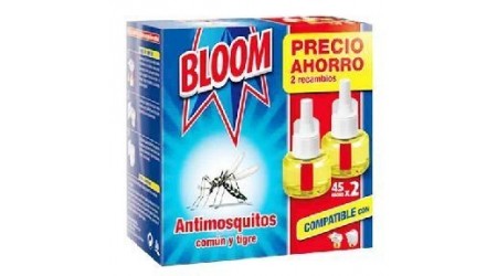 RECAMBIO INSECTICIDA BLOOM LIQUIDO ANTIMOSQUITOS 2 UNIDADES