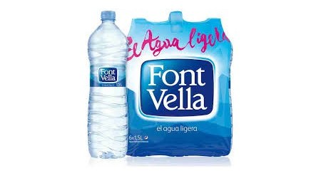 AGUA MINERAL FONT VELLA 1,5 LITROS PACK 6 BOTELLAS