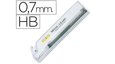 MINAS LIDERPAPEL GRAFITO 0.7 MM HB TUBO DE 12 MINAS