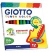 ROTULADOR COLORES GIOTTO TURBO COLOR 12 UNIDADES SURTIDOS