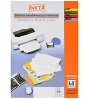 ETIQUETAS PARA ARCHIVO INETA A4,  190x38.1 MM.  100 HOJAS 700 ETIQUETAS