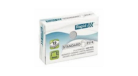 GRAPAS 21/4 RAPID GALVANIZADAS CAJA DE 1000 UNIDADES