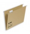 CARPETA COLGANTE FOLIO PROLONGADO KRAFT ECO VARILLA METALICA VISOR SUPERIOR