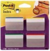 INDICE POST-IT RIGIDO INCLINADOS 50,8X38,1 VERDE AZUL AMARILLO Y
