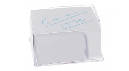 PORTANOTAS CUADRADO 10x10 CM TRANSPARENTE - NO INCLUYE TACO