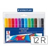 ROTULADORES STAEDTLER JUMBO 12 UNIDADES SURTIDOS