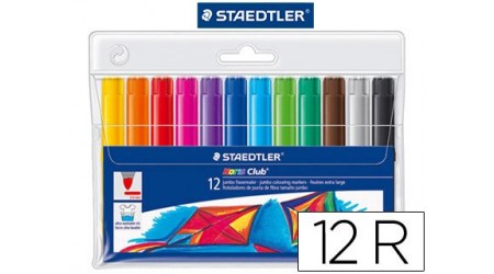 ROTULADORES STAEDTLER JUMBO 12 UNIDADES SURTIDOS