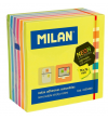NOTAS ADHESIVAS MILAN 76X76 CUBO 400H COLORES NEON