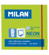 NOTAS ADHESIVAS MILAN 76X76 NEON VERDE 100 HOJAS