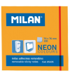 NOTAS ADHESIVAS MILAN 76X76 NEON NARANJA 100 HOJAS