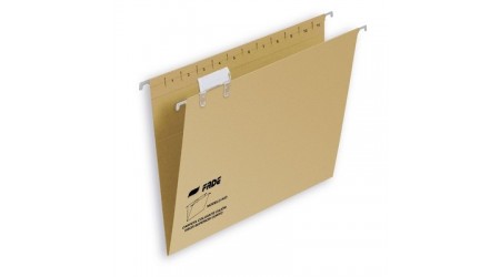 CARPETA COLGANTE A4 KRAFT VARILLA METALICA VISOR SUPERIOR FADE KIO 1