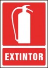 SEÑALIZACION NORMALIZADA A4 EXTINTOR ALUMINIO