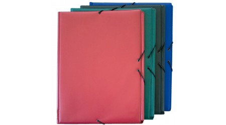 CARPETA GOMAS PLASTICO PVC FOLIO SOLAPAS GRAFOPLAS