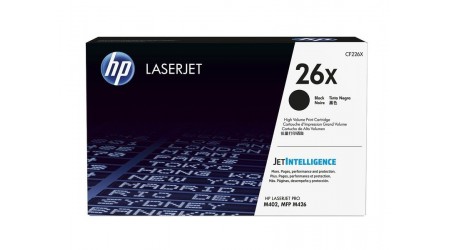 TONER H.P. Nº 26X NEGRO CF226X M402/426  9000 PAG ORIGINAL