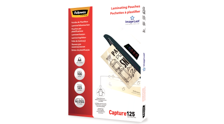 BOLSA PLASTIFICAR A4 303 X 216 MM 125 MC FELLOWES