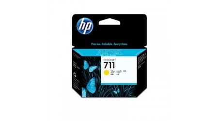 CARTUCHO H.P. 711 AMARILLO CZ132A PARA DESIGNJET T 120/520/520 24 INCH/44 INCH - 29 ML HEWLETT PACKARD ORIGINAL