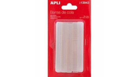 RECAMBIO BARRAS DE SILICONA CALIENTE DE 11MM. 10 UDS.