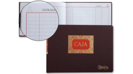 LIBRO MIQUEL RIUS CAJA ENTRADA Y SALIDA CUARTO APAISADO