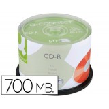 CD-R 700MB/80MIN PACK  50 Q-CONNECT - CANON LPI 4€ INCLUIDO