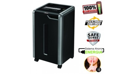 DESTRUCTORA FELLOWES 325CI 24 HOJAS 83 LITROS PARTICULAS CICLO C