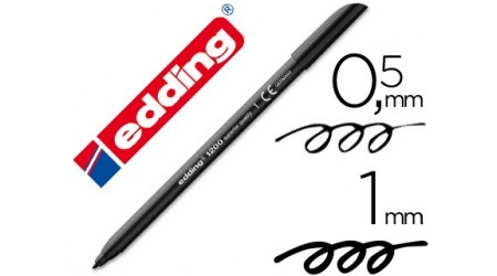 ROTULADOR EDDING 1200 PUNTA DE FIBRA BASICOS