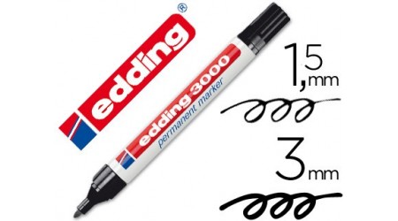 MARCADOR PERMANENTE EDDING 3000