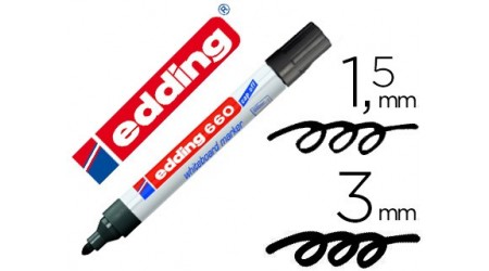 ROTULADOR PIZARRA BLANCA EDDING 660 TRAZO 1,5-3 MM