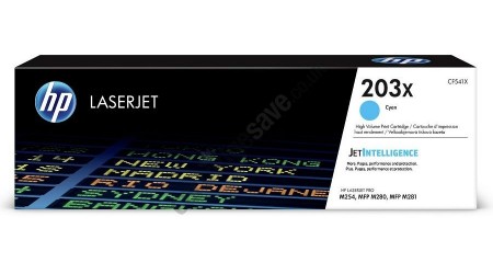 TONER H.P. Nº 203X CIAN CF541X PARA COLOR LASERJET M254,M280 - 2500 PAG HEWLETT PACKARD ORIGINAL