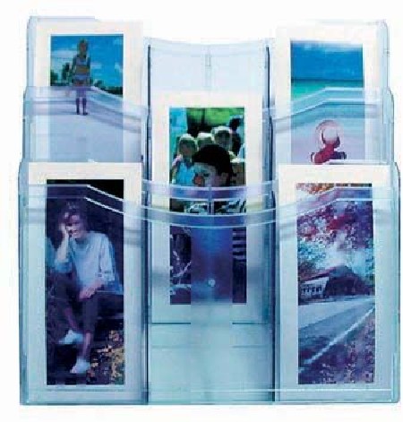 EXPOSITOR MURAL ARCHIPLAU 3600X1000X3250MM AZUL