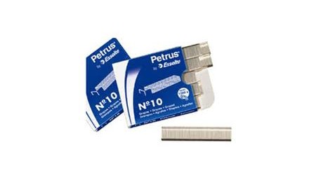 GRAPAS Nº 10 PETRUS GALVANIZADA CAJA DE 1000 UNIDADES