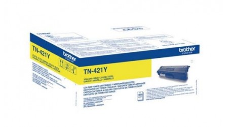 TONER BROTHER AMARILLO TN421Y PARA MFC-L8690CDW/ L8900CDW/ HL-L8360CDW/ L8260CDW/ DCP-L8410CDW - 1800 PAGINAS ORIGINAL