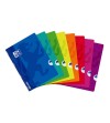 LIBRETA GRAPADA A4 OXFORD 48 H. CUADRICULA 5x5 90 GR. TAPA POLIPROPILENO COLORES SURTIDOS