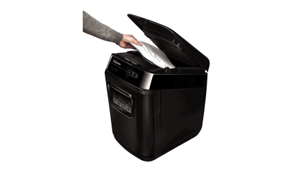 DESTRUCTORA FELLOWES AUTO-MAX MICROCORTE 200M DESTRUYE 200 HOJAS