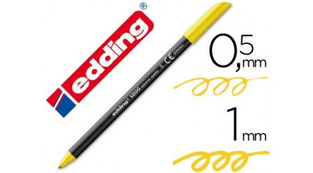 ROTULADOR EDDING 1200 PUNTA DE FIBRA COLORES ESPECIALES