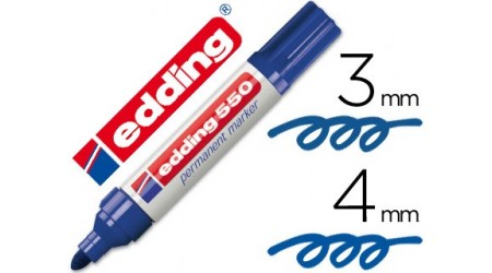 MARCADOR PERMANENTE EDDING  550