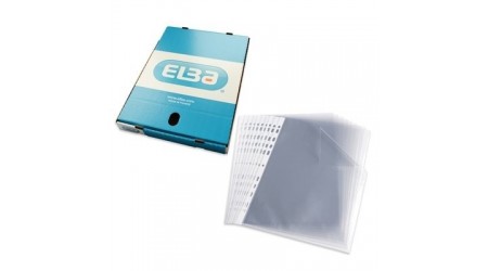 FUNDA MULTITALADRO FOLIO 90 MICRAS ELBA PIEL NARANJA 100 UNIDADES