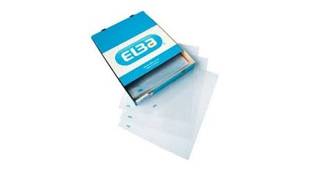 FUNDA MULTITALADRO A4 90 MICRAS ELBA PIEL NARANJA 100 UNIDADES