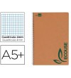 CUADERNO 1/4 TAPA NORMAL CUADRO 4 MM  80 HOJAS 60 GR. RECICLADO SERIE ECOUSE
