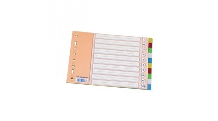 INDICE BASIC 1/4 APAISADO 10 POSICIONES 5 COLORES