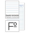 BLOC EXAMENES FOLIO 40 HOJAS 1 RAYA - HORIZONTAL 5340